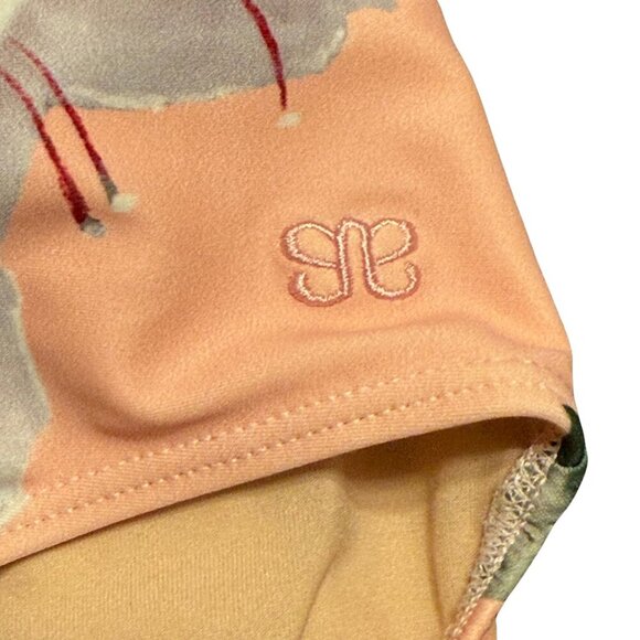 Albion Island Fever One Piece Swimsuit Multi Striped Floral - Size XS - Picture 12 of 15